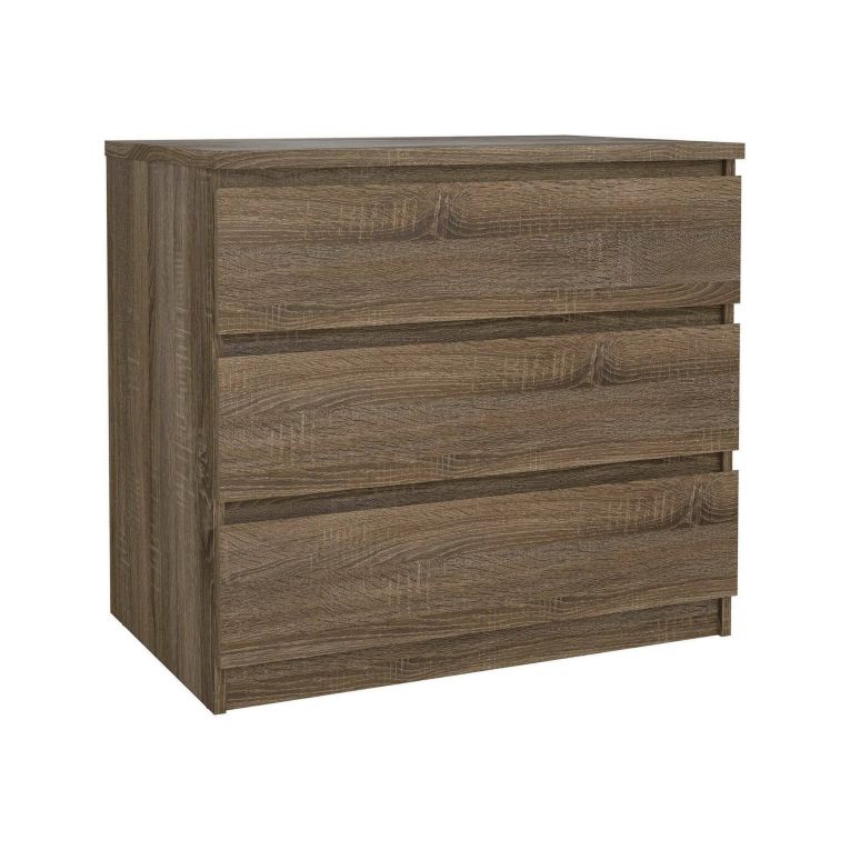 Cassettiera in legno quercia 77x68h cm - Kajiki