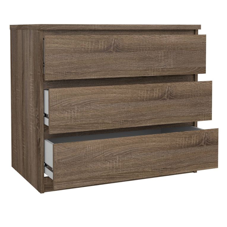 Cassettiera in legno quercia 77x68h cm - Kajiki
