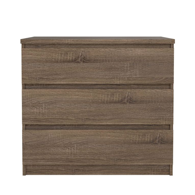 Cassettiera in legno quercia 77x68h cm - Kajiki