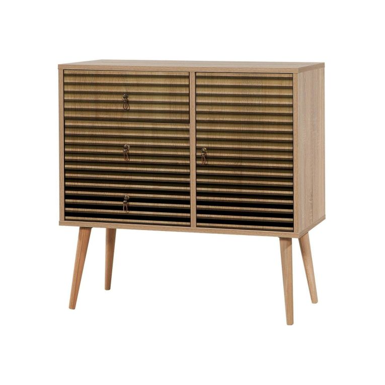 Cassettiera in legno quercia 90x90h cm - Ailanto