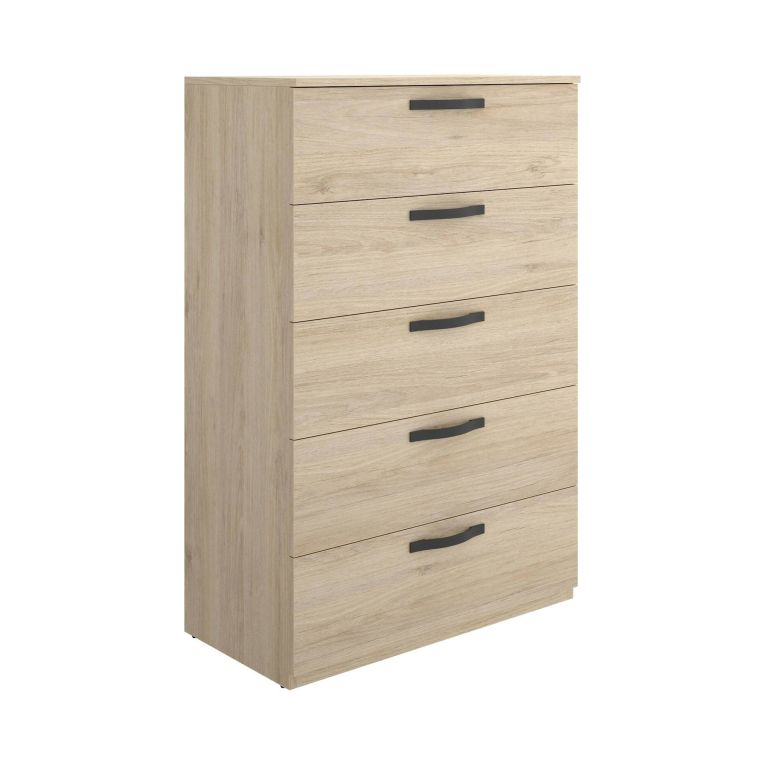 Cassettiera in legno rovere 70x117h cm - Abab