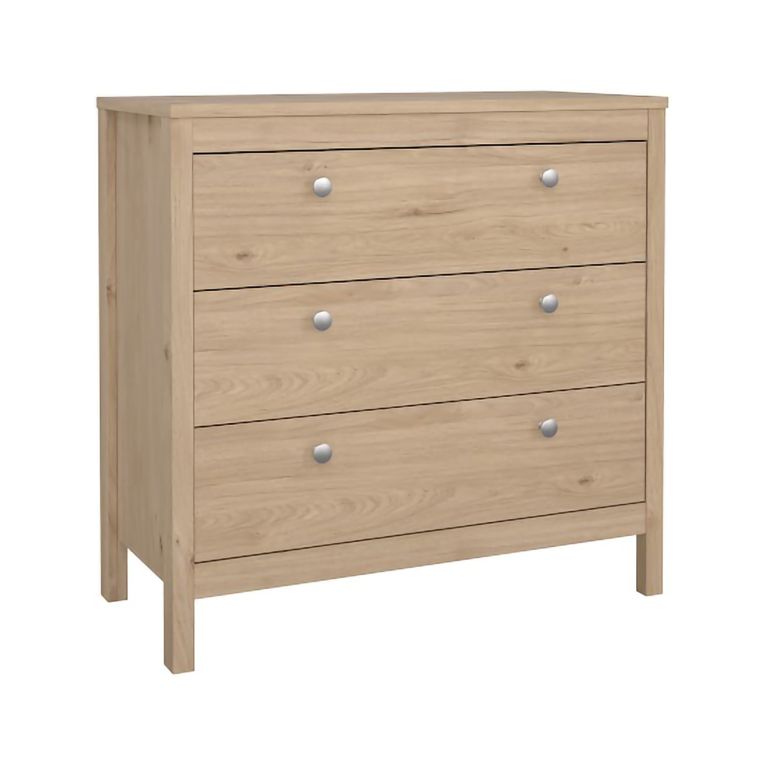 Cassettiera in legno rovere 82x79h cm - Sagar