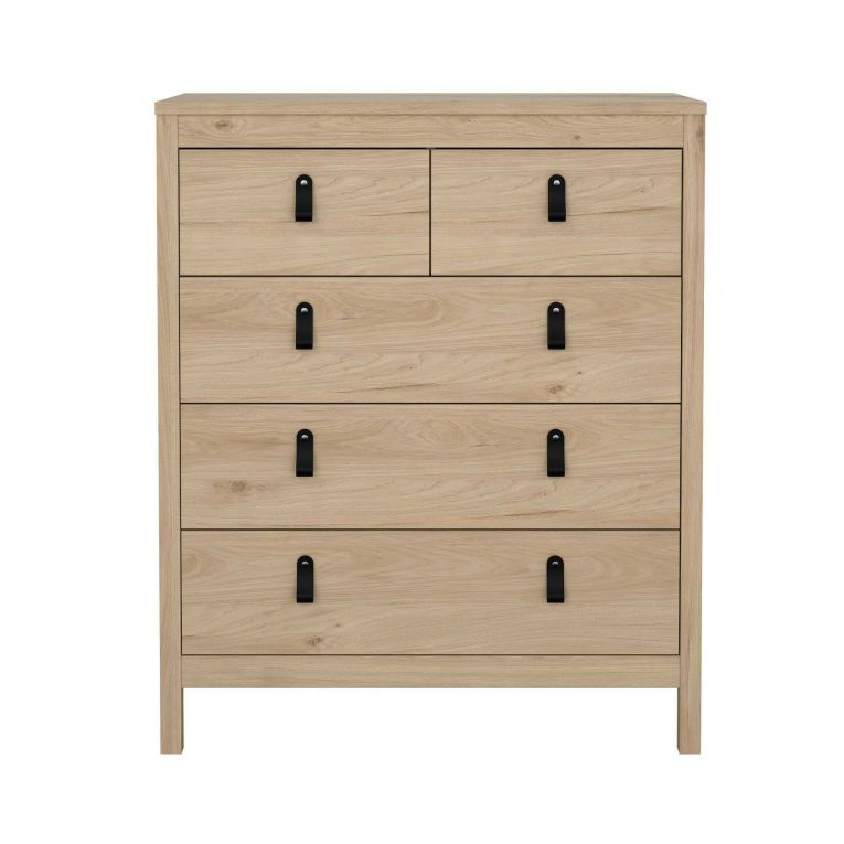 Cassettiera in legno rovere 82x98h cm - Nicholas