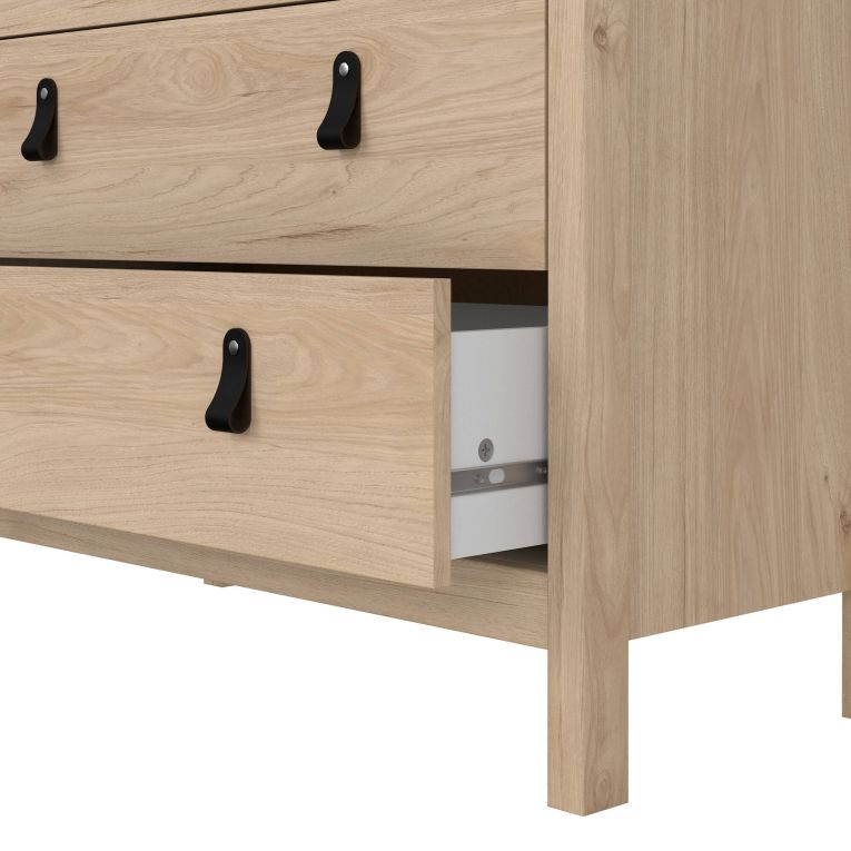 Cassettiera in legno rovere 82x98h cm - Nicholas