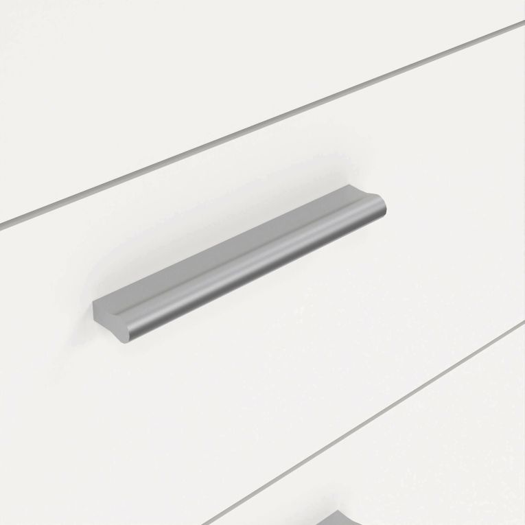 Cassettiera Mavis, Settimino multiuso, Comò camera da letto, Mobile con cassetti, 70x40 h102 cm, Bianco