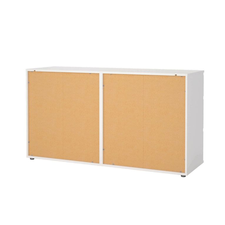 Cassettiera moderna bianca 153x83h cm - Albacore