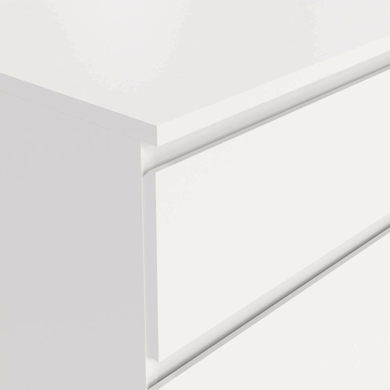 Cassettiera moderna bianca 153x83h cm - Albacore