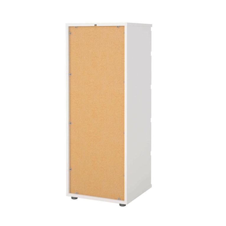 Cassettiera moderna bianca 40x106h cm - Abelarda