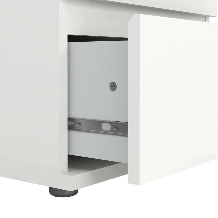 Cassettiera moderna bianca 40x106h cm - Abelarda