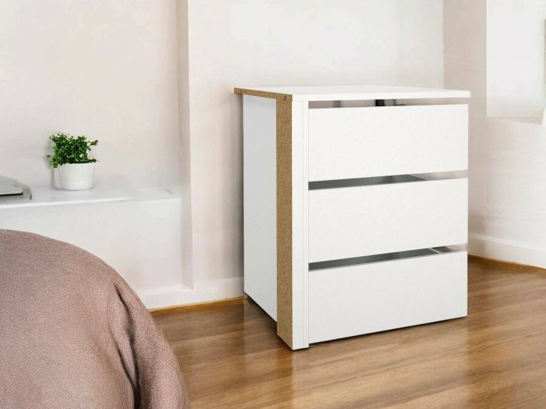 Cassettiera moderna bianca 57x69h cm - Giacarta