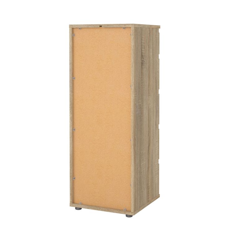 Cassettiera moderna quercia 40x106h cm - Abelarda