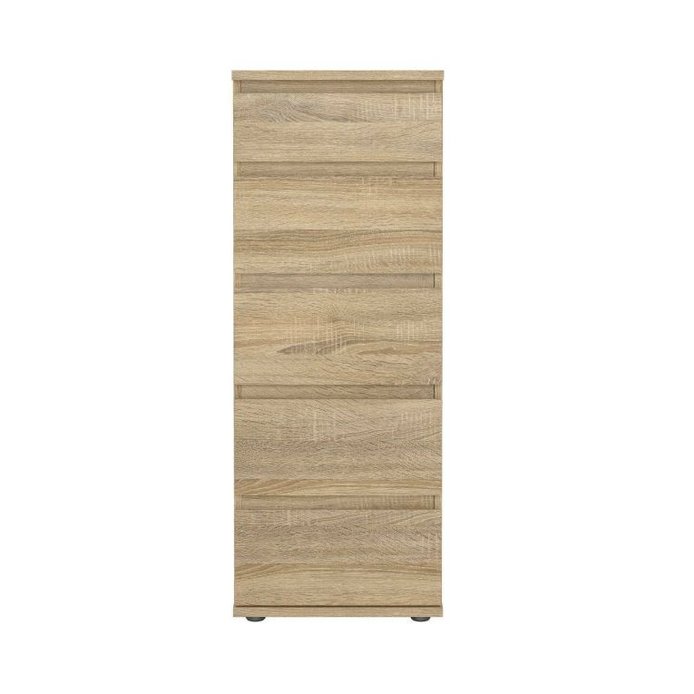 Cassettiera moderna quercia 40x106h cm - Abelarda