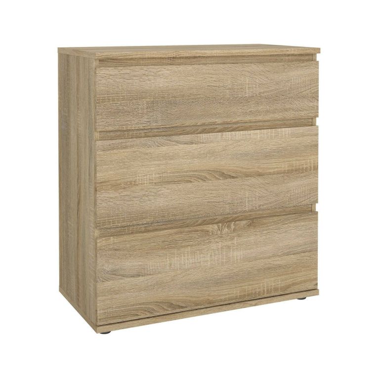 Cassettiera moderna quercia 76x83h cm - Aski