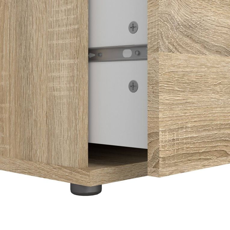 Cassettiera moderna quercia 76x83h cm - Aski