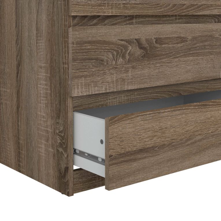 Cassettiera moderna rovere 76x111h cm - Lucy
