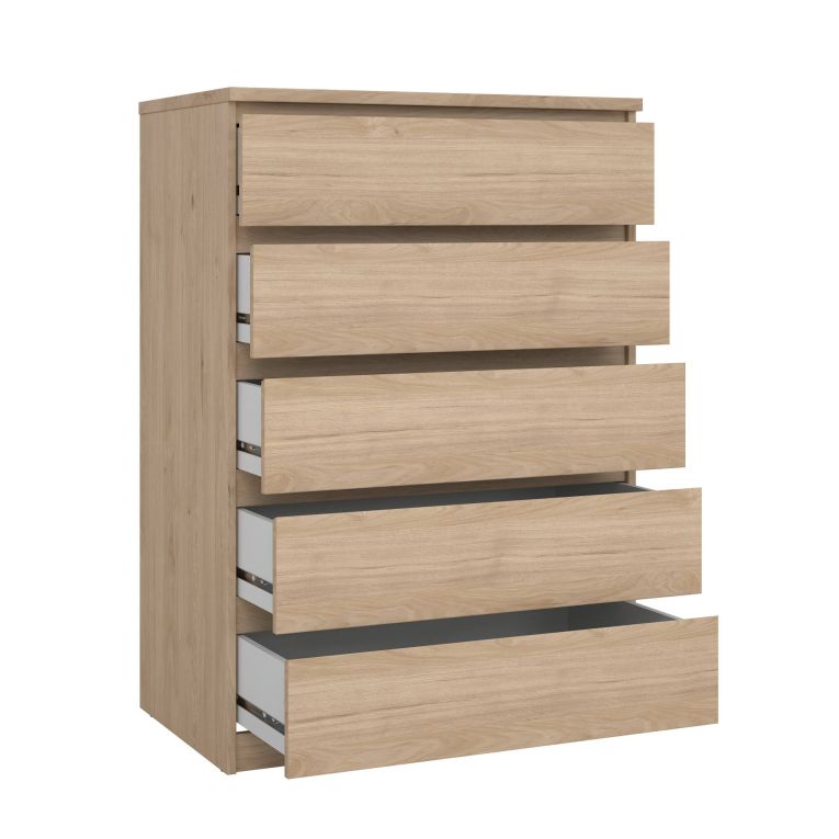 Cassettiera moderna rovere 77x111h cm - Ansel