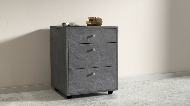 Cassettiera piccola ardesia 47x61h cm - Asgabat
