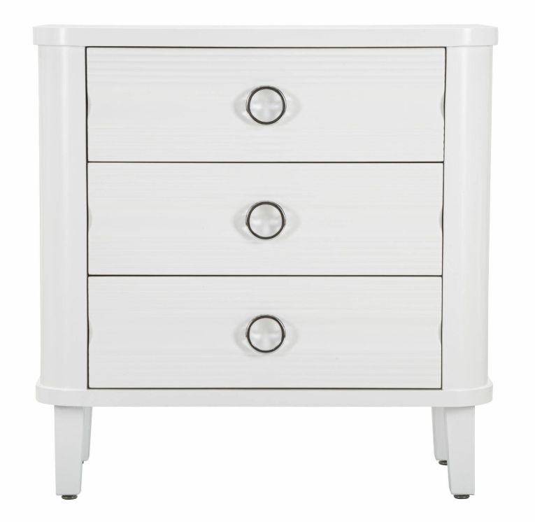 Cassettiera Priolo, Settimino multiuso, Comò camera da letto, Mobile con cassetti, 81x40 h84 cm, Bianco