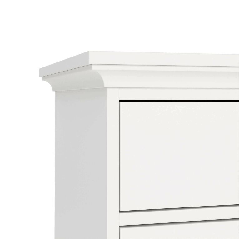 Cassettiera rustica bianca 96x139h cm - Gaetana