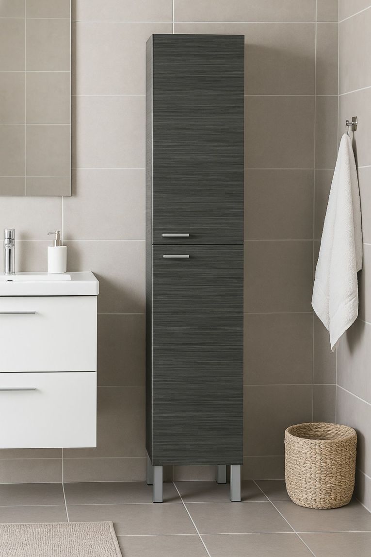 Colonna 2 ante 30x182h cm grigio cenere - Ark