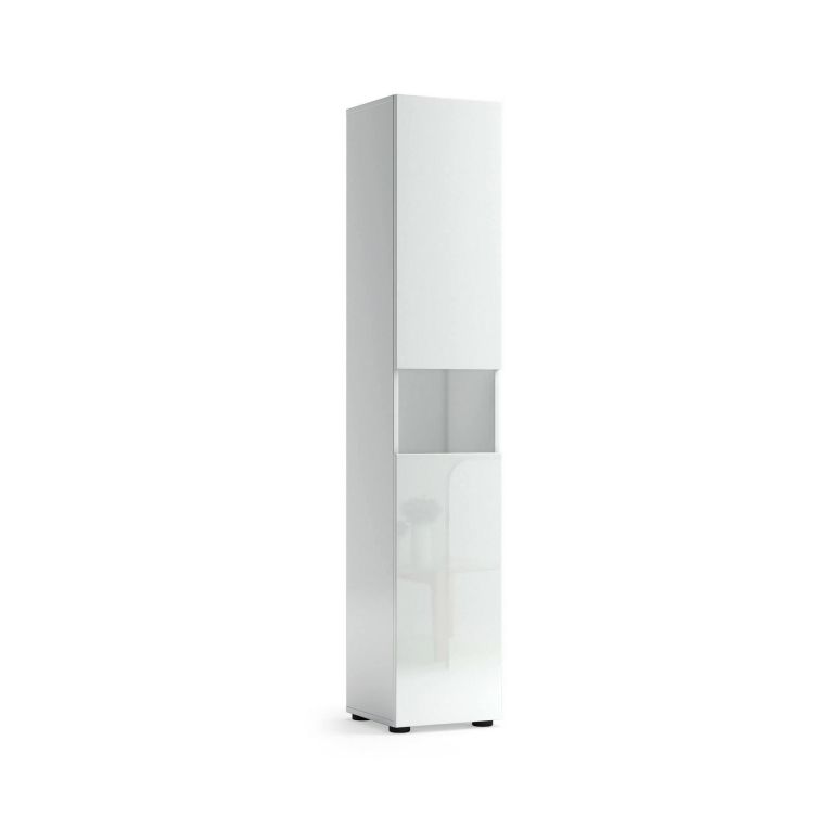 Colonna 2 ante 34x180h cm bianco lucido - Volpetta