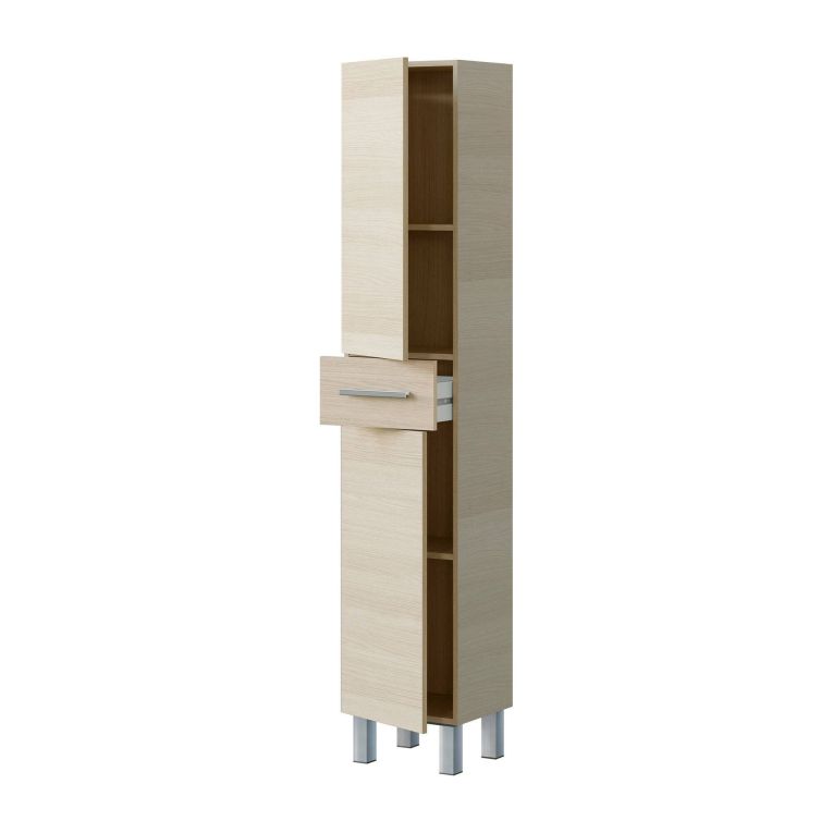 Colonna 2 ante minimal 35x182h cm rovere - Alka