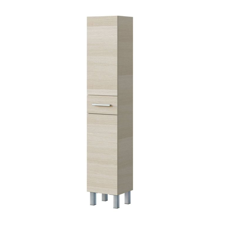 Colonna 2 ante minimal 35x182h cm rovere - Alka
