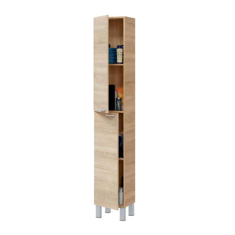 Colonna moderna 2 ante 30x182h cm rovere - Ark