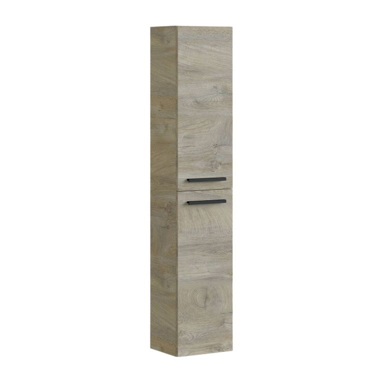 Colonna sospesa bagno 2 ante 30x150h cm rovere - Notte