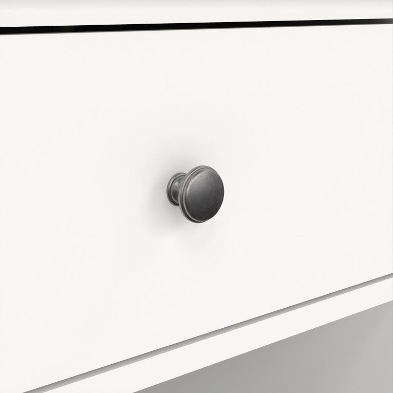 Comodino 1 cassetto bianco 47x43x63h cm - Pascal