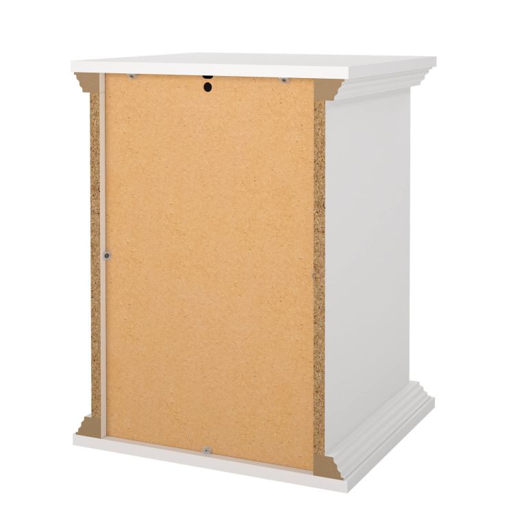 Comodino 1 cassetto bianco 47x43x63h cm - Pascal