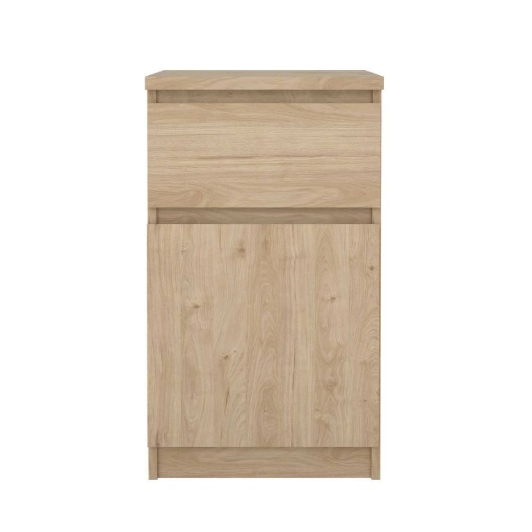 Comodino 1 cassetto rovere 40x40x70h cm - Delfini