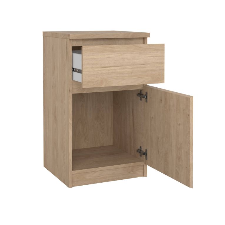 Comodino 1 cassetto rovere 40x40x70h cm - Delfini