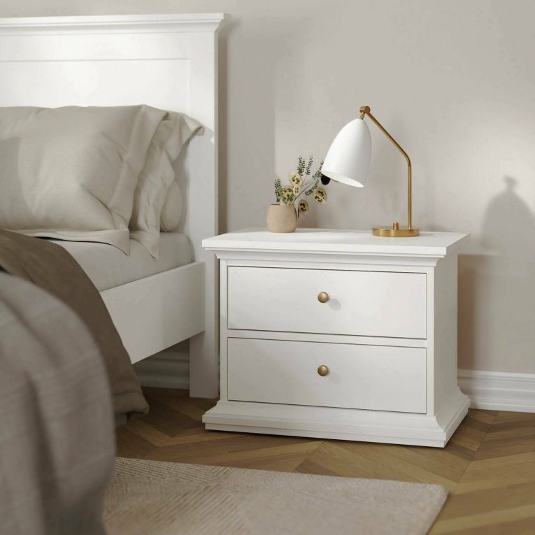 Comodino 1 ripiano bianco 62x40x49h cm - Almera