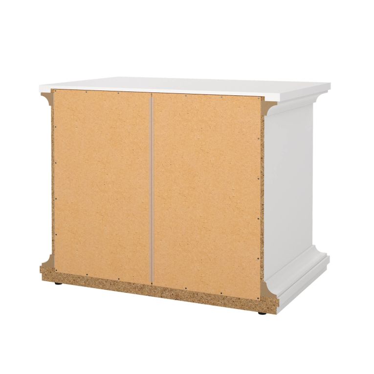 Comodino 1 ripiano bianco 62x40x49h cm - Almera