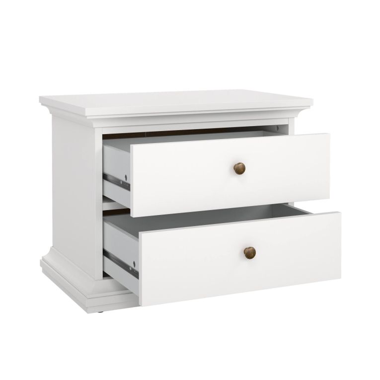 Comodino 1 ripiano bianco 62x40x49h cm - Almera