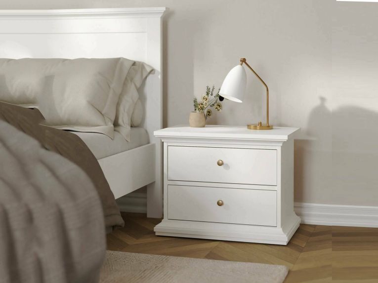 Comodino 1 ripiano bianco 62x40x49h cm - Almera