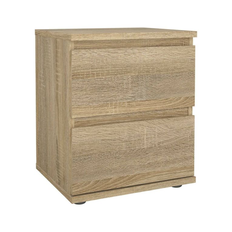 Comodino 1 ripiano quercia 40x34x48h cm - Albregio