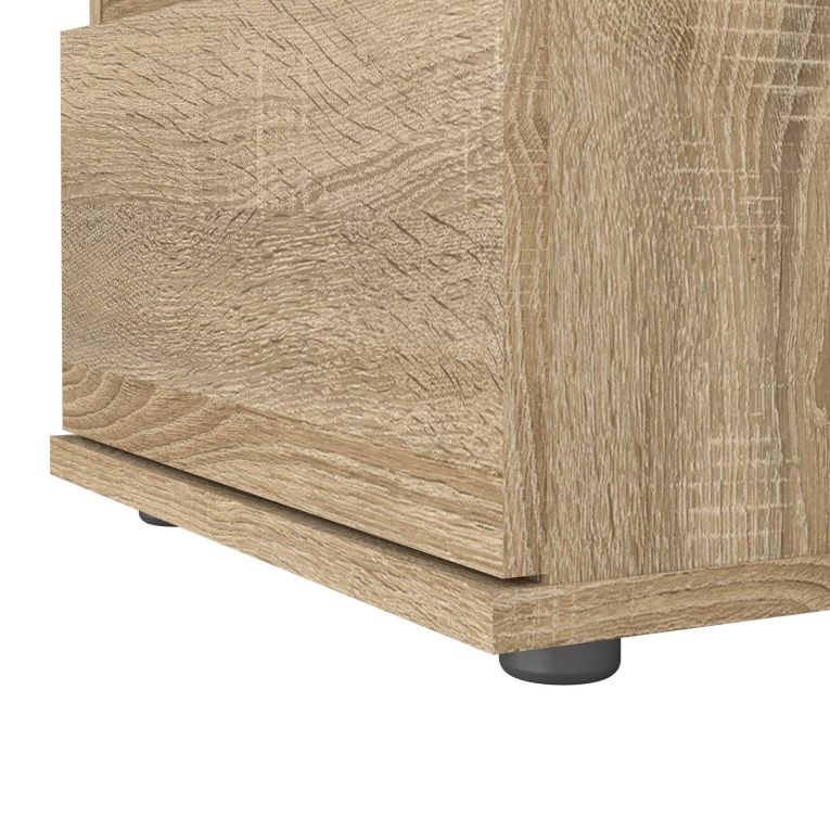 Comodino 1 ripiano quercia 40x34x48h cm - Albregio