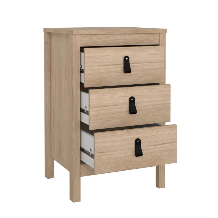 Comodino 1 ripiano rovere 43x38x70h cm - Lombardia