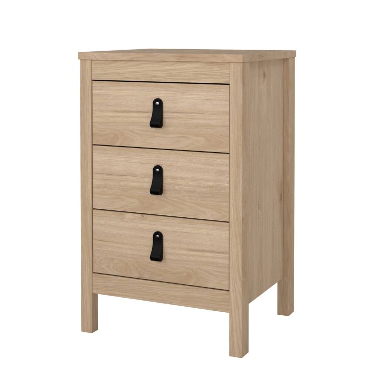 Comodino 1 ripiano rovere 43x38x70h cm - Lombardia