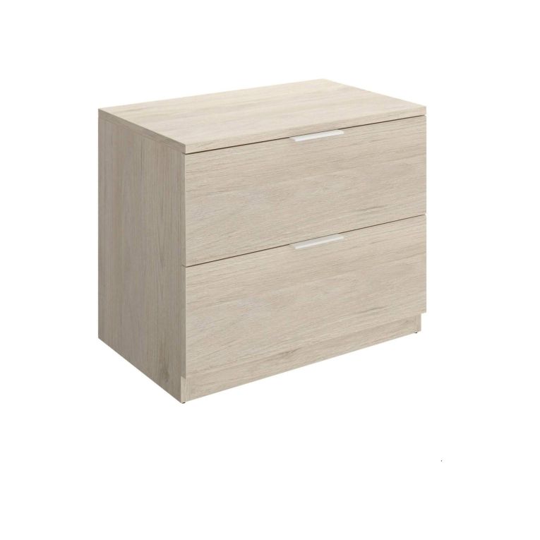 Comodino 1 ripiano rovere 50x34x46h cm - Banyan