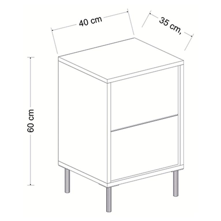 Comodino Beige Marmo oro un Ripiano Apertura Battente 40x35x60h cm, Un'anta - Vestone