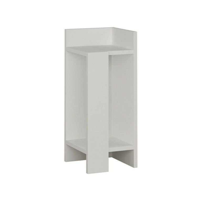 Comodino classico bianco 25x27x60h cm - Germana