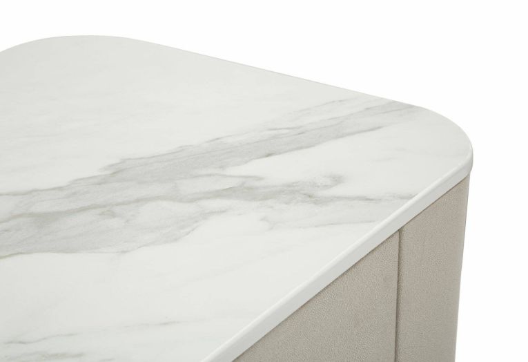 Comodino classico crema e oro 60x40x47h cm - Christov