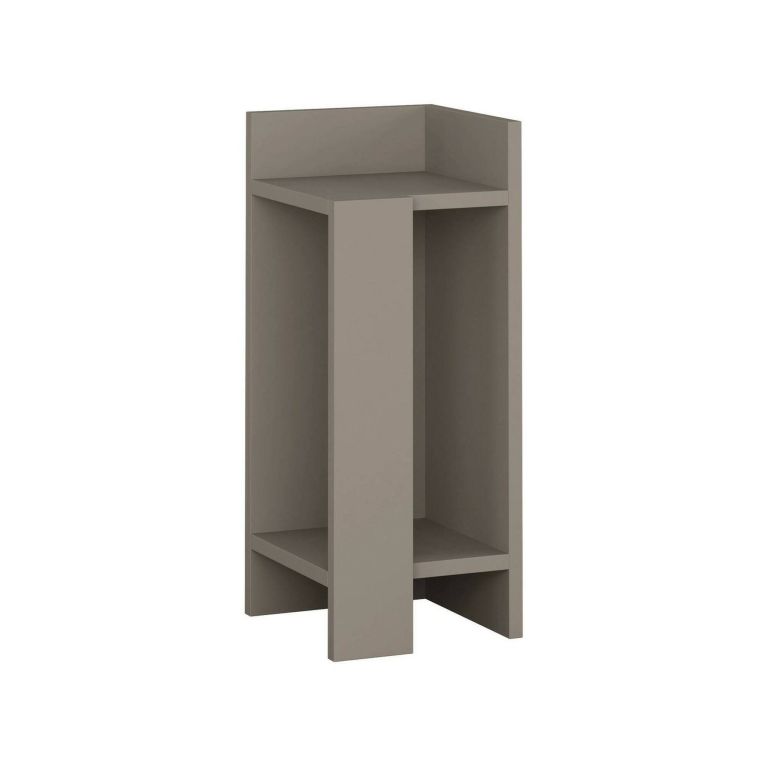 Comodino classico tortora 25x27x60h cm - Germana
