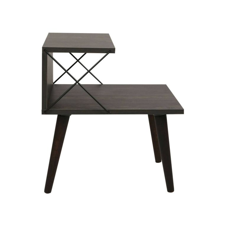 Comodino design grigio cenere 50x40x55h cm - Newton