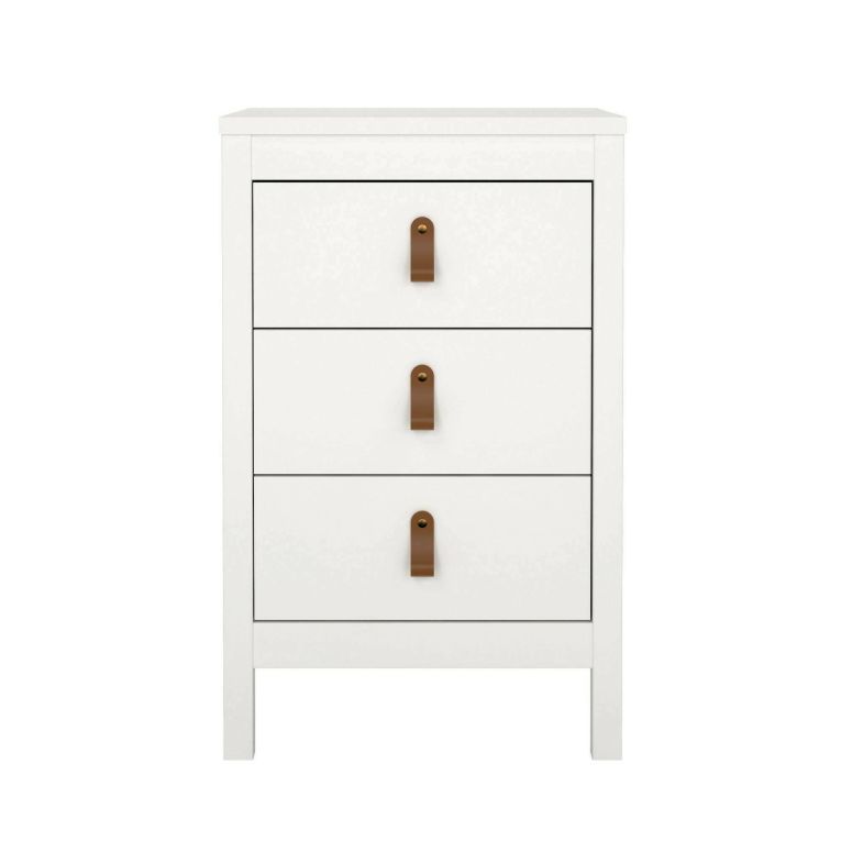 Comodino in legno bianco 43x38x70h cm - Lombardia