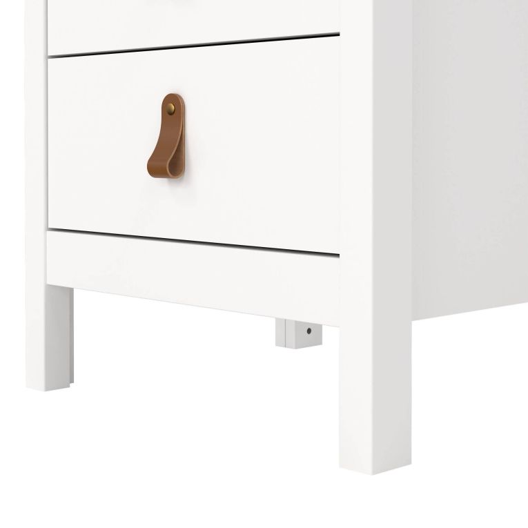 Comodino in legno bianco 43x38x70h cm - Lombardia