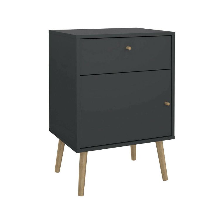 Comodino in legno grigio 50x39x72h cm - Antenati